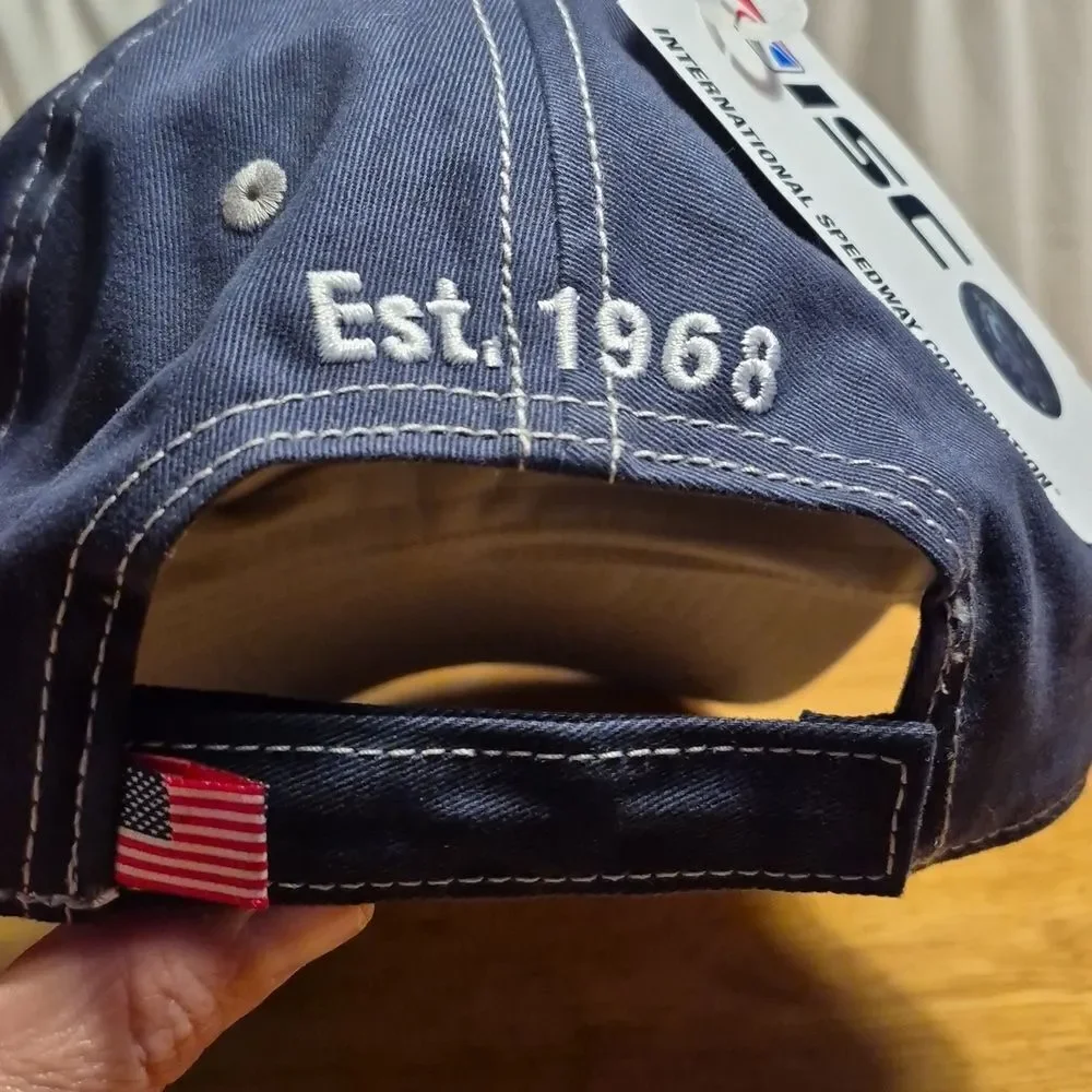 Michigan International Speedway Blue Velcroback Hat - New